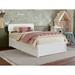 Red Barrel Studio® Kimarah Solid Wood Platform Bed Wood in White | 33.46 H x 45.59 W x 77.87 D in | Wayfair 35D0485F40E8491DBB473C43291A17DC