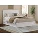 Red Barrel Studio® Kimanee Solid Wood Sleigh Bed Wood in White | 45.43 H x 63.07 W x 87.3 D in | Wayfair C2E6CB7E73944BE98FA00410D010C902