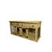 Tucker Murphy Pet™ Farmhouse Two Tone Pet Crate w/ Drawers | Small (30" H x 24" W x 64" D) | Wayfair 42993E5CFFAC4F2FBBE1EA74C388B3D8