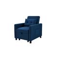 Accent Chair - Latitude Run® Single Sofa Bed w/ Pullout Sleeper | 33.5 H x 27.5 W x 32.25 D in | Wayfair 235E24B3DBD7437F9AE86FB98D89A966