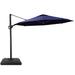 Brayden Studio® Dashiyah 132" Cantilever Umbrella w/ Crank Lift, Counter Weights Included | 99.6 H x 132 W x 132 D in | Wayfair