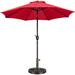 Latitude Run® Tamberly 4" Market Umbrella w/ Crank Lift Counter Weights Included | 108 H x 4 W x 6 D in | Wayfair 8FF6F2443E0D4FF6B91E269358857491