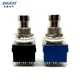 1PC 9 Soldering Pins Black/Blue 3PDT ON-ON Self-locking Foot Switch Guitar Effects Pedal Box Stomp