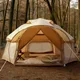 Integrated Hexagon Tent for Outdoor Camping Bionic Design Large Space Sun Shelters Instant Cabin