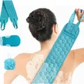 3pcs/set Body Scrubber Back Massage Exfoliating Sponge Bathroom Bath Brush Scrub Shower Brush Body