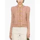 HIGH STREET Newest 2024 FW Designer Fashion Women's Lion Buttons Tassel Fringed Tweed Jacket