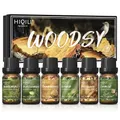 HIQILI Fragrance Oils Set-Woody Theme | TOP 6 Gift Set Use For