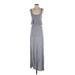 BCBGeneration Casual Dress - DropWaist: Gray Marled Dresses - Women's Size X-Small