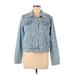 Hem & Thread Denim Jacket: Short Blue Jackets & Outerwear - Women's Size Medium