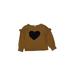 Baby Gap Pullover Sweater: Gold Hearts Tops - Kids Girl's Size 3