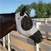 Professional's Choice Deluxe Comfort Fit Fly Mask - Horse - Charcoal - Smartpak