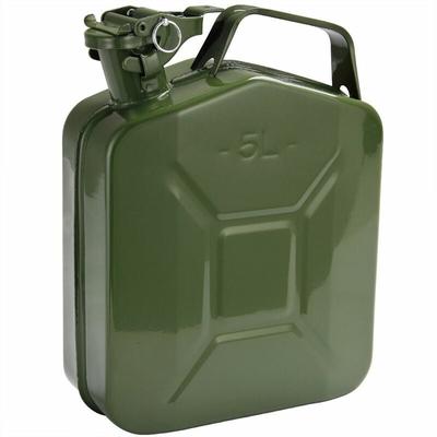 Metallkanister 5L 35x24x12cm UN-Zulassung Sicherheitsbügel oliv - Monzana