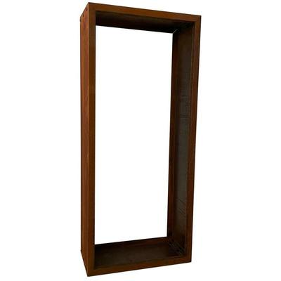 Kaminholzregal Brennholzregal Edelrost 115x50x25 cm Holzregal Rost Cortenstahl Image
