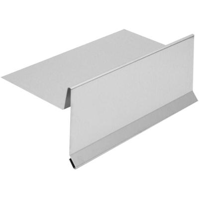 Ortblech ohne Wasserfalz aus Aluminium 200cm, 1 Stück Silber Ortgangblech für optimale Image