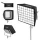 NEEWER 12.2 "x11.4 Faltbarer Softbox Diffusor mit Gitter und Tasche für NL660/SNL660/RGB660/RGB660 Pro/RGB660 PRO II LED Video Light Panel, Studio Foto Portrait Fotografie YouTube Video Soft Lighting