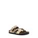 Hazy Leather Footbed Sandal