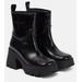 Bulla Rainy Leather Ankle Boots