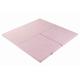 Tapis de jeu carré rose 120x120cm