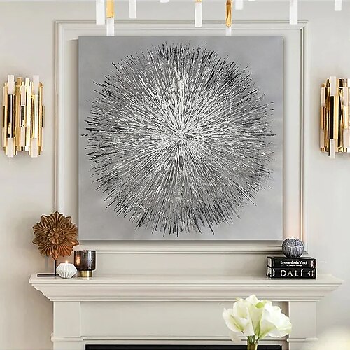 Hang-Ölgemälde Handgemalte Quadratisch Abstrakt Pop-Art Modern Ohne Innenrahmen (ohne Rahmen) Image