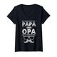 Damen Lustiges Großvater T shirt witzige Opa Tshirt mit Spruch T-Shirt mit V-Ausschnitt