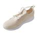 Sopiago Sneakers for Women Womens Walking Shoes Wide Womens Shoes with Support for Cross Training Tennis Pickleball Beige 41