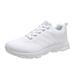 Sopiago Sneakers For Girls Womens Running Tennis Shoes Slip on Ladies Walking Fashion Sneakers Work Gym Comfort Lightweight Mesh Soft Sole White 42