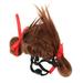 Pet Halloween wig dog wig adjustable with dog cospaly wig dog cat Halloween headwear pet costume toy