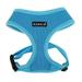 Puppia Soft Dog Harness No Choke Over-The-Head Triple Layered Breathable Mesh Adjustable Chest Belt and Quick-Release Buckle Sky Blue Small