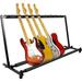 Youngshion 9-Space Foldable Universal Multi Guitar Stand Portable Collapsible Instrument Floor Guitar Rack Holder w/ Foam Padding - For Acoustic Electric Bass Guitar & Guitar Bag / Case