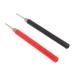 2 Pieces Spring Test Probe Tips Insulated Test Hook Wire Connector Black Red