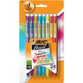 BIC Xtra-Smooth Mechanical Pencil Color Edition Medium Point (0.7mm) Perfect For The Classroom & Test Time 24-Count