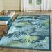 Liora Manne Marina Coral Garden Indoor Outdoor Area Rug Lapis