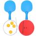 1 Set Ping-pong Training Kit Elastic Force Toy Table Tennis Accessories Fitness Supplies for Home Plastic Base with 4PCS Balls