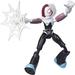 Marvel Spider-Man Bend and Flex Ghost-Spider Action Figure Toy 15-cm Flexible Figure Includes Web Accessory for Children Aged 6 and Up