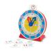 Melissa & Doug Turn & Tell Wooden Clock - Educational Toy With 12+ Reversible Time Cards