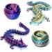 3D printed Dragon Egg Lava Dragon Eggs Ornaments Handmade Sculpture Resin Crystal Dragon Souvenir Dragon Ornaments Gift