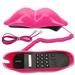 Decor Lip Land Line Phone Red Dropshipping Vintage Purple Electronic Abs