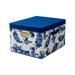 Kehuo Foldable Storage Box with Lid Fabric Storage Box with Lid Closet Storage Box Room Organization Office Storage Toy Storage Household Supplies Content Household