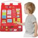 Preschool Educational Wall Calendar For Kids - 46 Fabric Pieces For Months Days Years Weather &