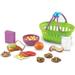 Learning Resources New Sprouts Lunch Basket Pretend Play Food 18 Piece Set Ages 18 mos+