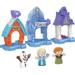 Fisher-Price Disney Frozen Toddler Toys Little People Snowflake Village Playset With Anna Elsa & Olaf Figures For Ages 18+ Months