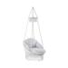 2.5 ft. Deluxe Macrame Hammock Chair in White