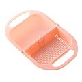 Clearance Sale! Ttybhh Vegetable Dehydrator Collapsible Colander Fruits and Vegetables Drain Basket Adjustable Strainer Over the Sink for Kitchen Drain Strainer Space Saving Foldable Pink