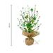 Irish Festival Green Berry Festival Decoration Simulated Leaf Grass Stakes