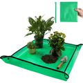 Nvzi 39.5 X 31.5 Large Repotting Mat for Indoor Plant Transplanting and Dirt Control - Portable Potting Tray for Gardening Lovers