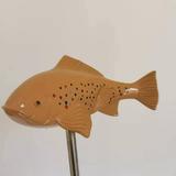 Yatlte Ceramic Kois Fish Decor| Garden Statues | Fish Statue | Antique Copper Fish Garden Statue | Garden Sculptures Statue Ornament Metal Copper Garden Art