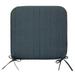 Urban Chic Outdoor Solid Textured Arm Chair Cushion 18 x 19 in Navy