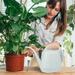 asjyhkr Plant Watering Can Watering Can Long Spout Watering Can 1 Gallon Flower Patterns Indoor Watering Can With Handle Plastic Watering Can For Garden Plants