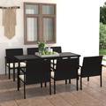 Irfora parcel Table And Chairs Picnic Table Patio Set Patio Furniture Poly Rattan Furniture Set Table 7 Piece Patio Set Picnic Table Set Poolside Poly Furniture Patio Table Rewis