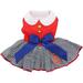 Sailor Girl Dog Dress With Matching Leash (XS)